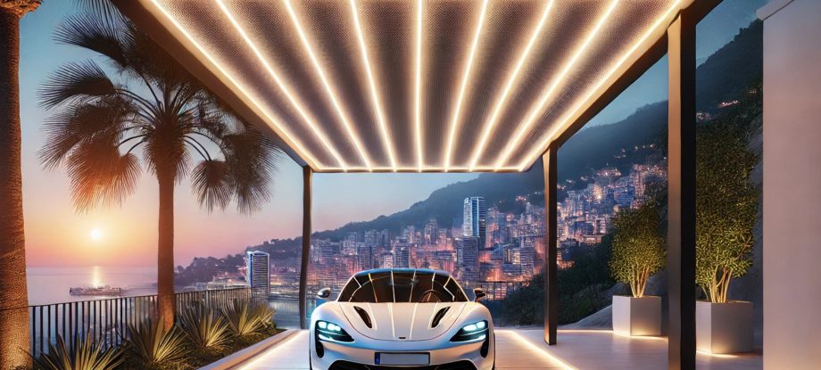 Sublimez votre abri voiture avec un éclairage LED.