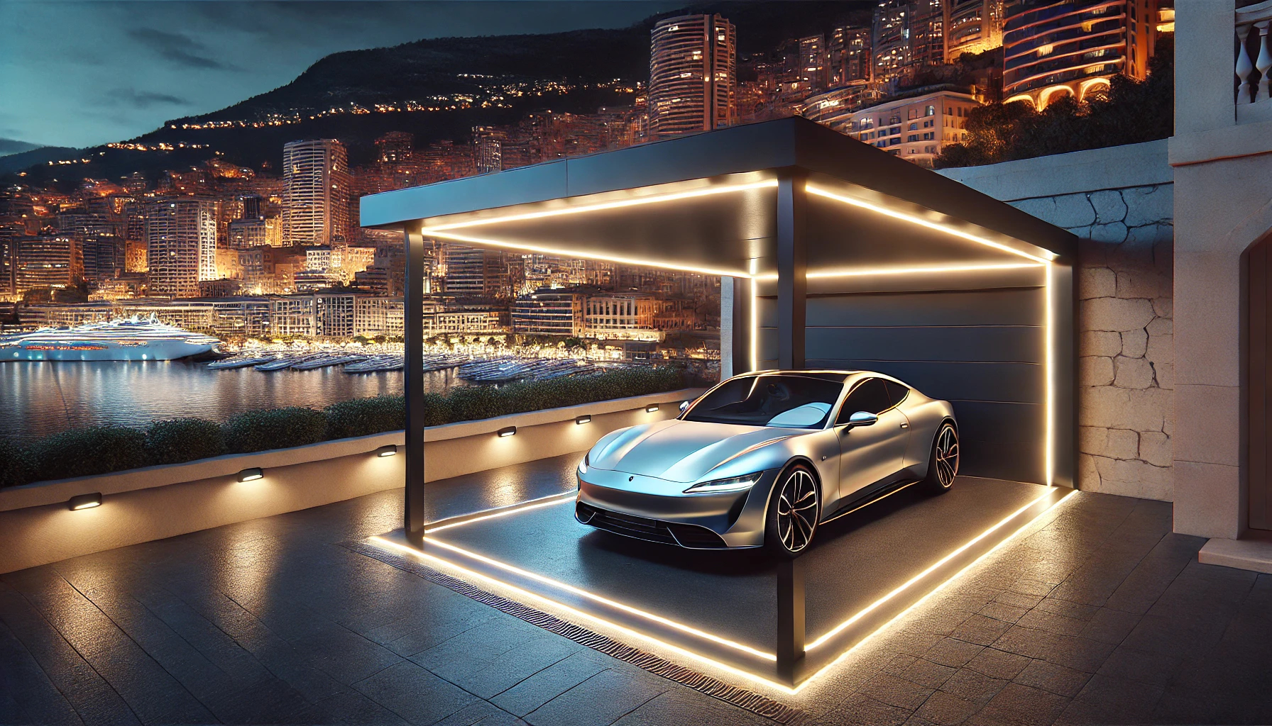 Installez des rubans LED pour vos abris voitures à Monaco.