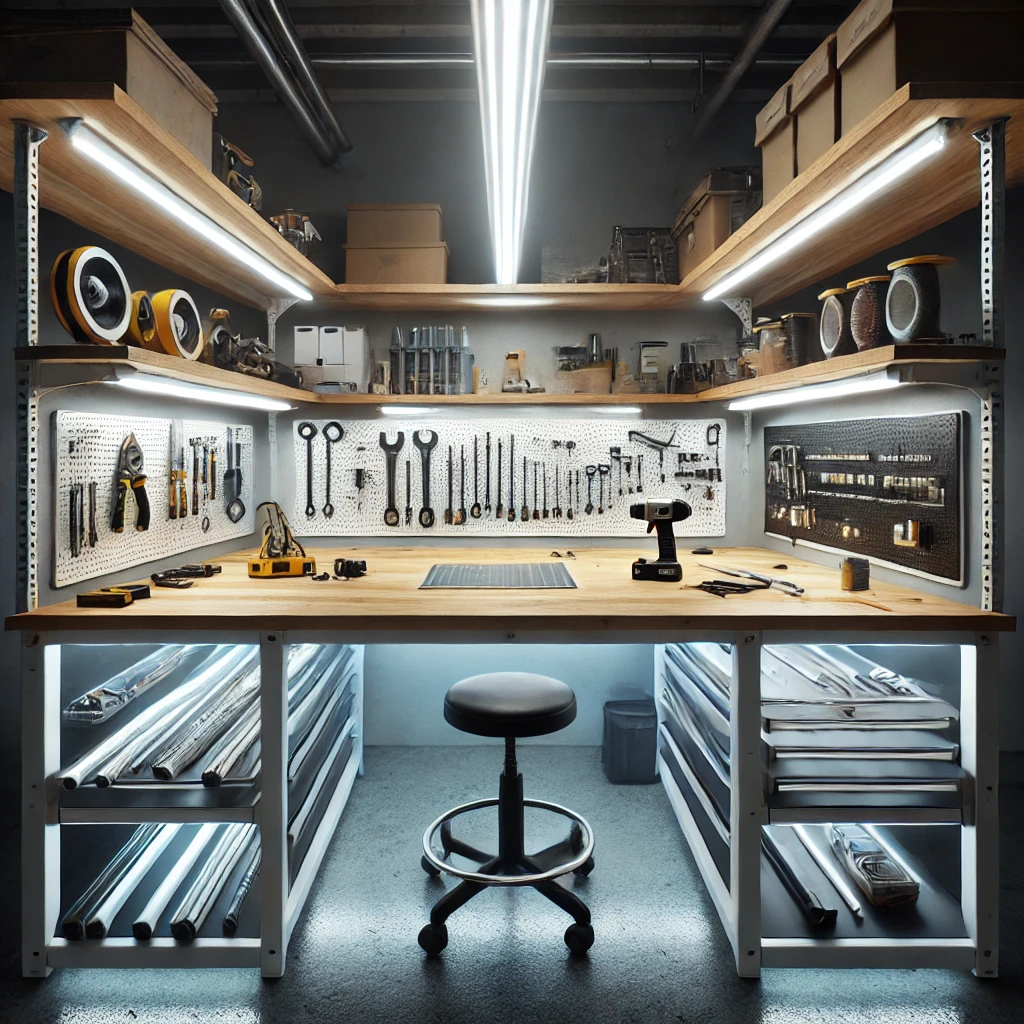 Pour une meilleure visibilité pour vos plan de travail, optez pour un éclairage LED.