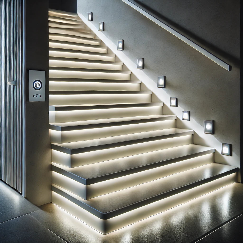 Recommandation pour un éclairage d'escalier avec un détecteur de mouvement