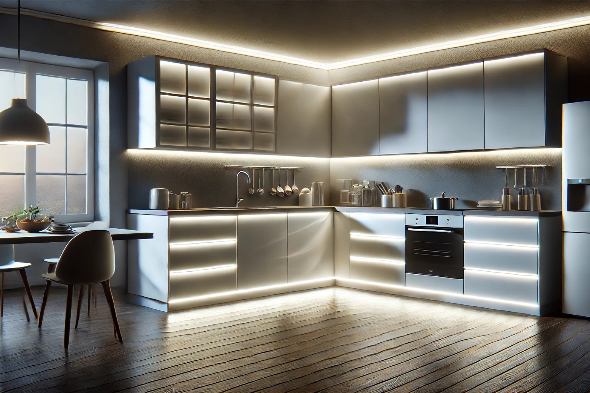 Eclairage LED avec ou sans profilé pour ruban LED.