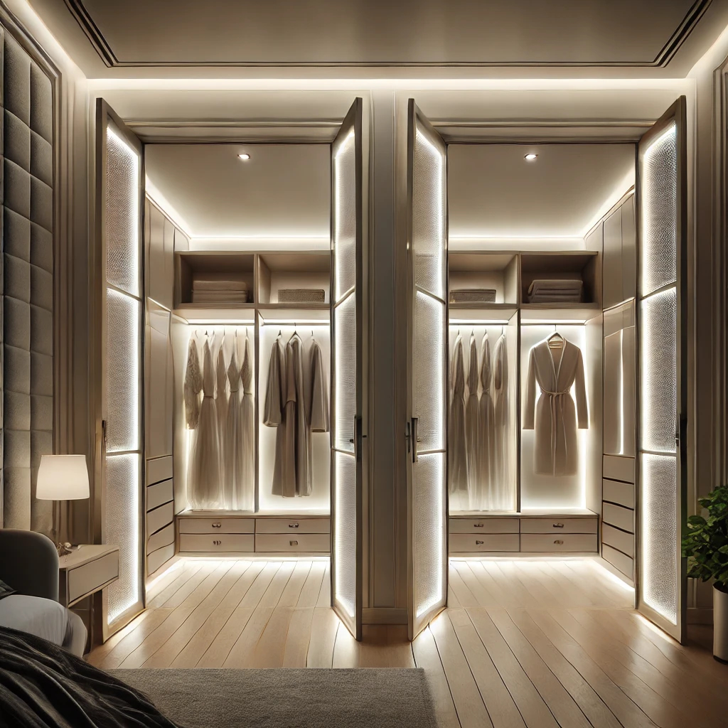 Illuminez votre dressing avec un éclairage LED personnalisé
