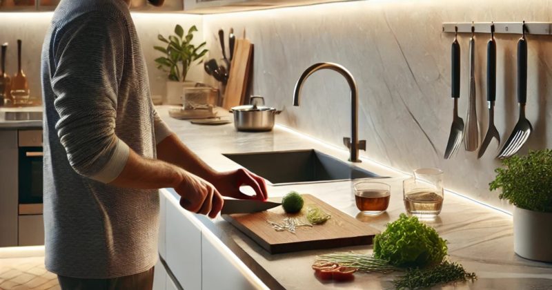 Eclairer votre plan de travail avec des rubans LED.