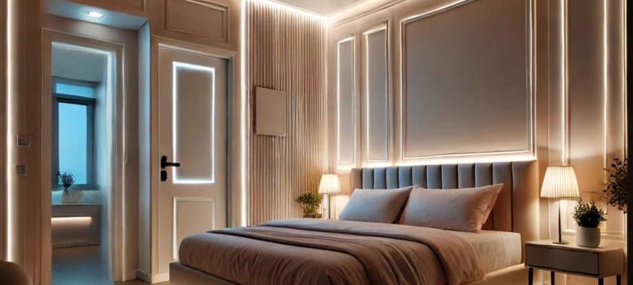 Eclairer votre chambre Airbnb avec des rubans LED.