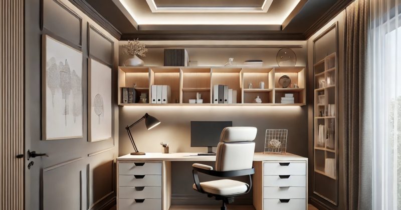 Mettez un éclairage LED pour votre plafond pour une meilleure visibilité.