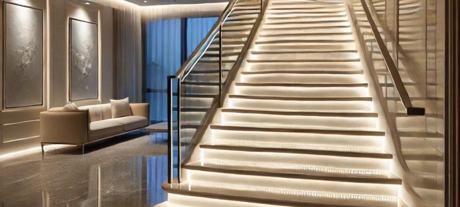 Eclairer vos escaliers d'intérieur avec un éclairage LED sur mesure
