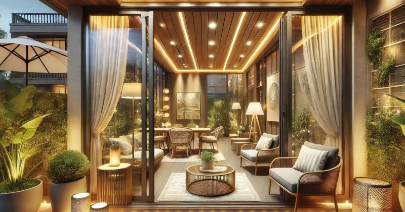 Illuminez votre véranda avec un éclairage LED.