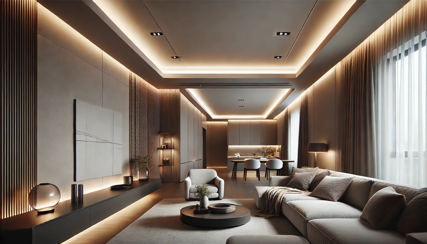 Utilisez un éclairage LED pour votre plafond