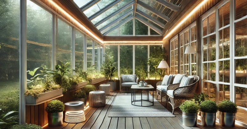 Eclairer votre véranda d'extérieur avec des rubans LED.