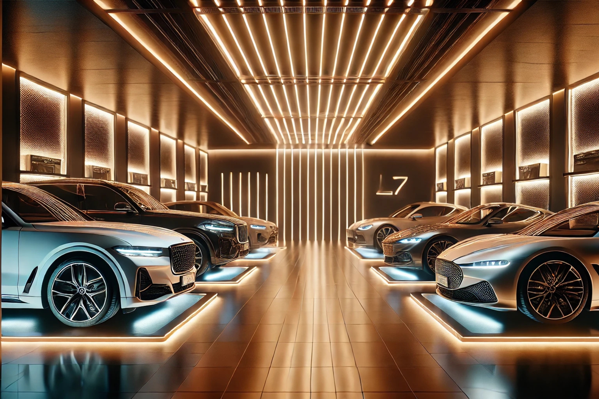 Sublimez votre garage de voiture de luxe avec un éclairage LED.