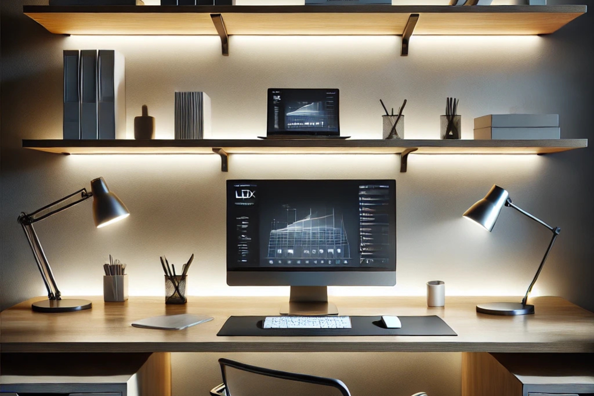 Installez un éclairage LED sur mesure pour votre plan de travail pour une meilleure visibilité.