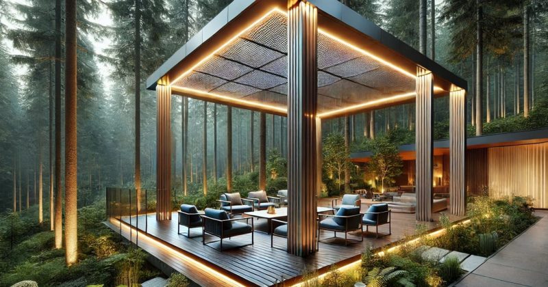 Eclairer votre pergola bioclimatique avec un éclairage LED.
