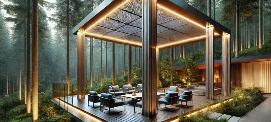 Eclairer votre pergola bioclimatique avec un éclairage LED.