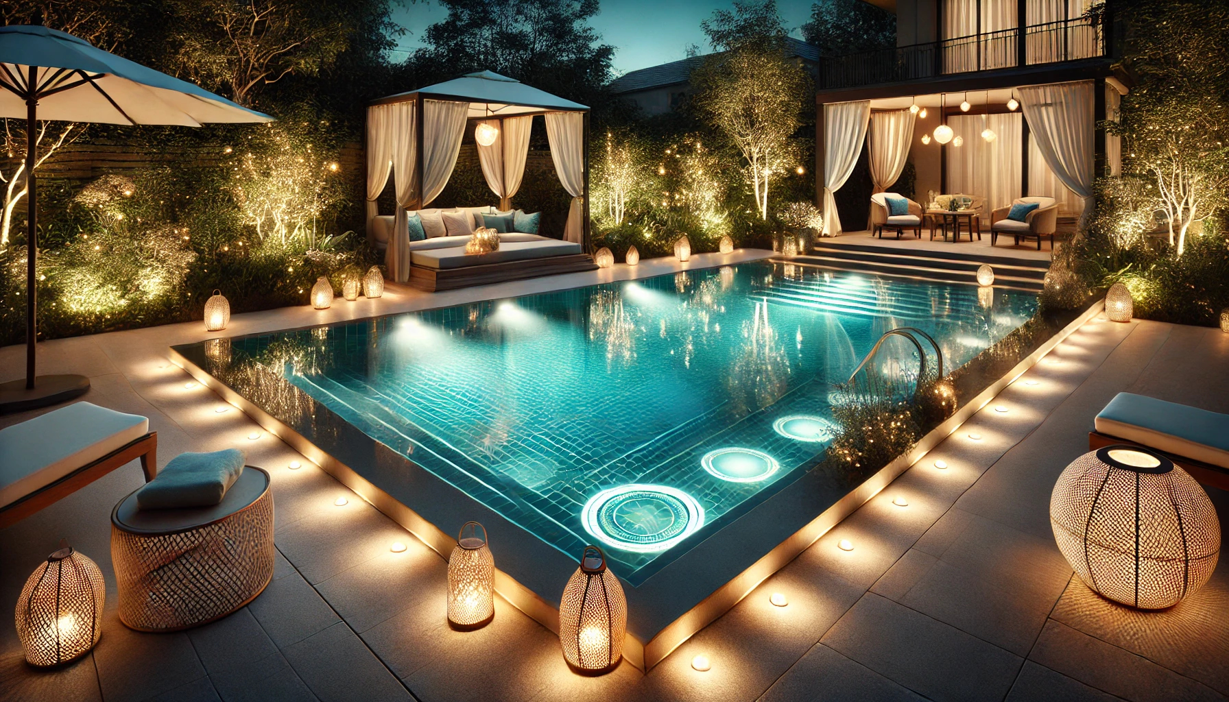 Rajouter un éclairage LED à votre piscine Desjoyaux