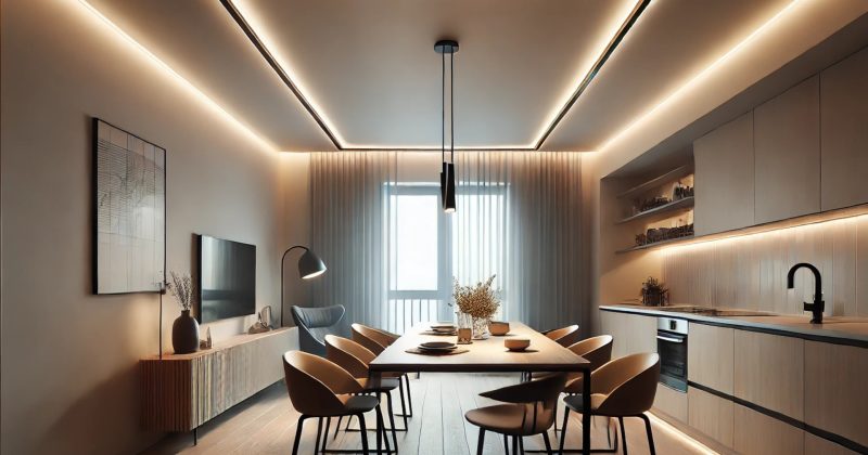 Utilisez des rubans LED pour sublimer votre Airbnb.