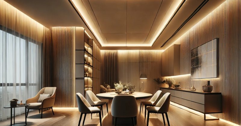 Ruban LED sur mesure pour illuminer votre plafond pour des soirées.