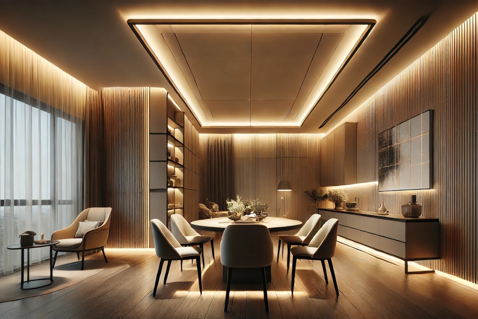 Ruban LED sur mesure pour illuminer votre plafond pour des soirées.