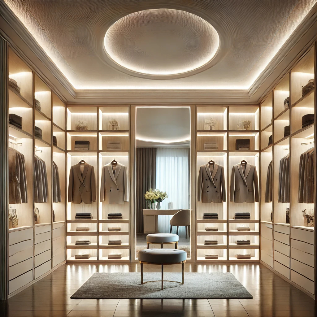 Eclairage LED pour votre dressing chic et fonctionnel